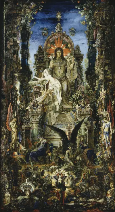 Jupiter and Semele von Gustave Moreau