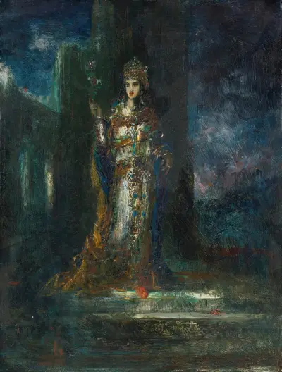 La Fiancée De La Nuit von Gustave Moreau