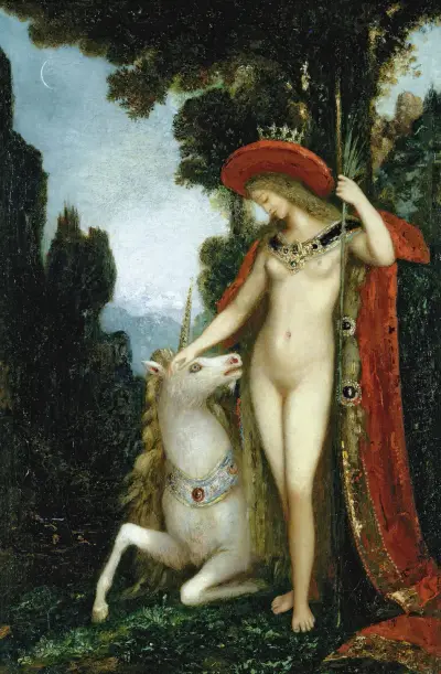 La Licorne von Gustave Moreau