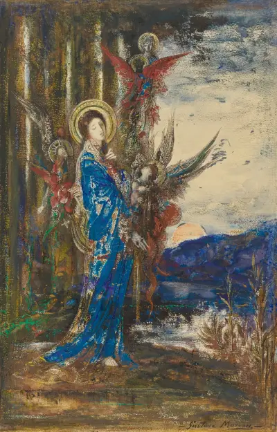 Les Épreuves von Gustave Moreau