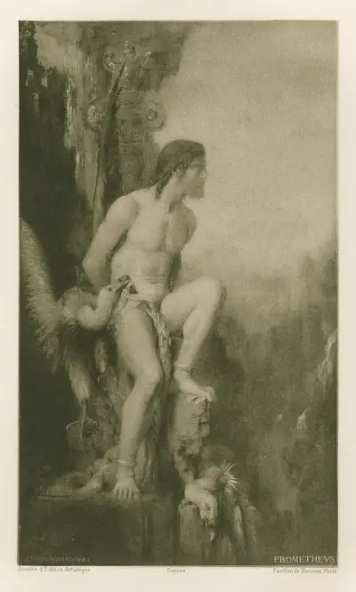 Prométhée von Gustave Moreau