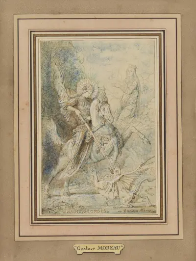Sankt Georg von Gustave Moreau