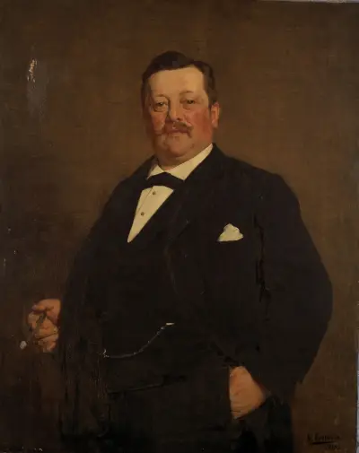 Portrait of a Man, 1893 av Gustave Vanaise