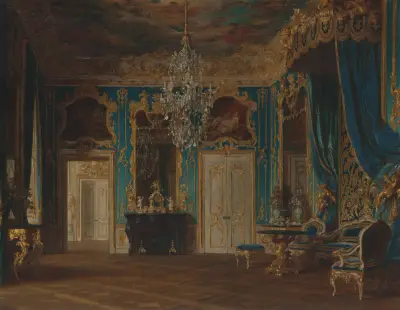 Project for a Room for King Ludwig II (1854–1886) of Bavaria av Gyula Benczúr