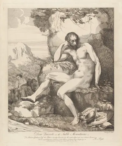 Don Quijote v Černých horách, John Hamilton Mortimer