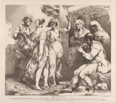 Venkovský tanec, John Hamilton Mortimer