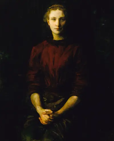 Portrait of a Lady (Mrs. William B. Cabot) av Abbott Handerson Thayer