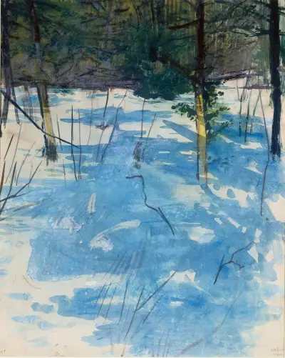Winter, Monadnock av Abbott Handerson Thayer