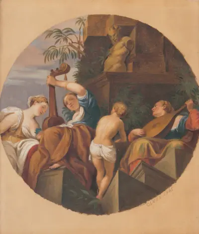 Allegory of Music von Hans Canon