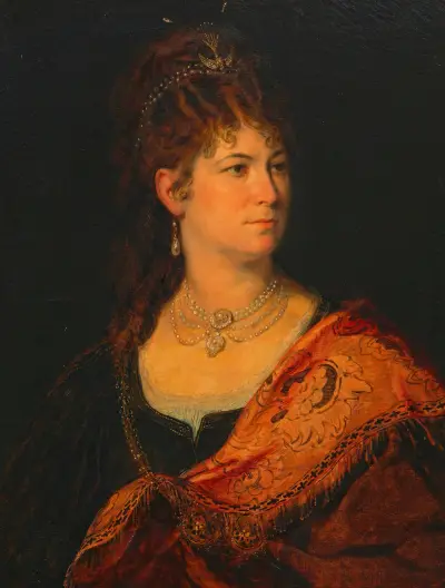 Charlotte Wolter, Schauspielerin von Hans Canon