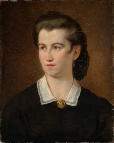 Portrait of a young girl von Hans Canon
