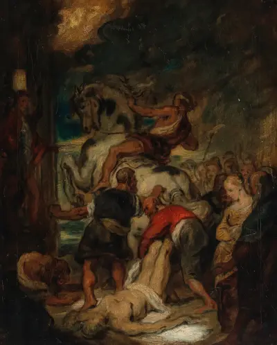 The Martyrdom of St. Hippolytus von Hans Canon