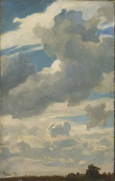 Air Study, Hans Gude