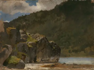From Kvamsøy in the Sognefjord, Hans Gude