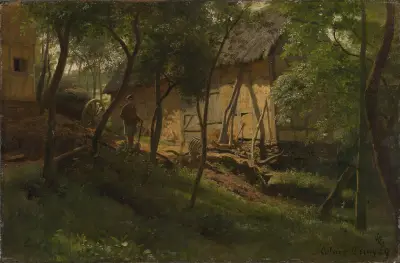 German Farm, Hans Gude