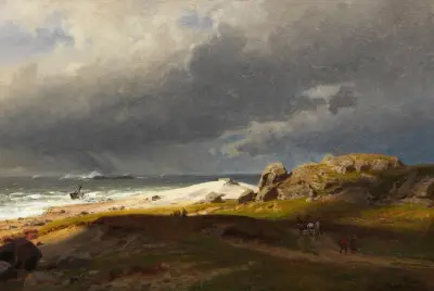 Nordische Küstenlandschaft, Hans Gude
