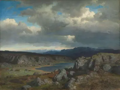 Norwegian Highlands, 1857, Hans Gude