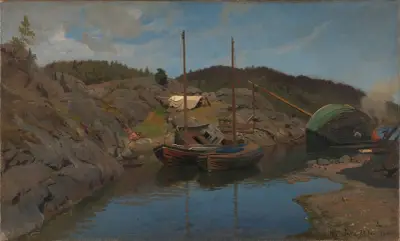 Pilot boats, Hans Gude
