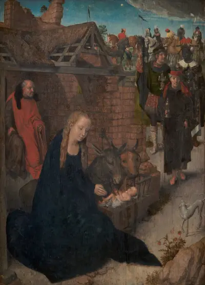 Klanění tří králů, Hans Memling