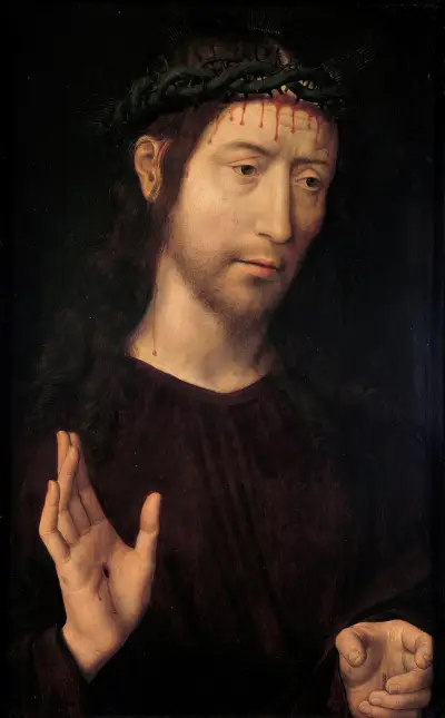 Muž bolestí, Hans Memling