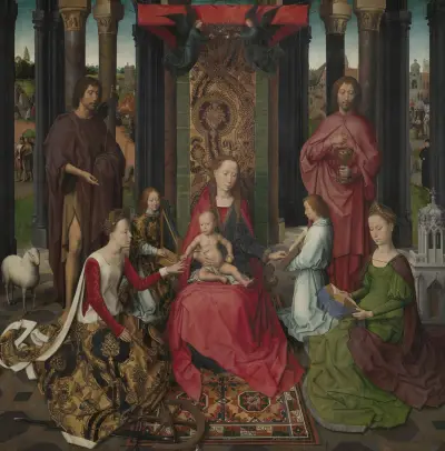 Madona s Ježíškem, Hans Memling