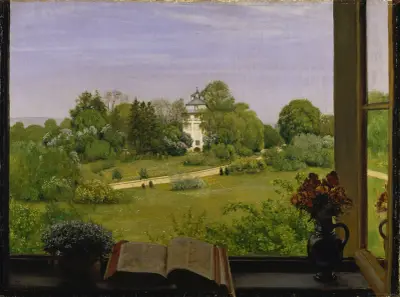 Die Öd – pohled na Holzhausenpark, Hans Thoma