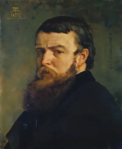Autoportrét z Mnichova, Hans Thoma