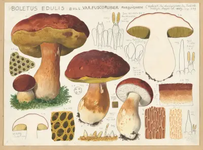 Boletus edulis Bull. var. fuscoruber forquignon av Hans Walty