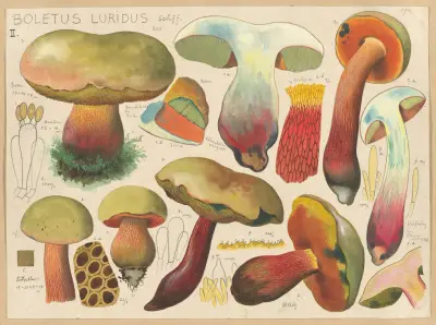 Boletus luridus Schff. av Hans Walty