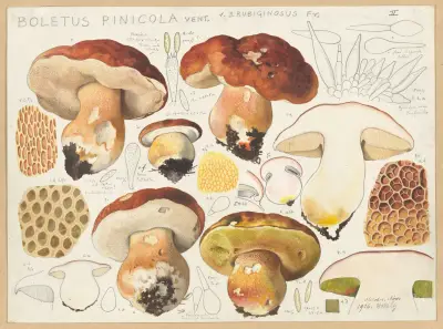 Boletus pinicola Vent. av Hans Walty