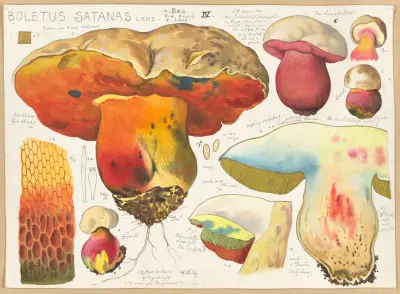 Boletus satanas Lenz.., 1915 – nr 2 av Hans Walty