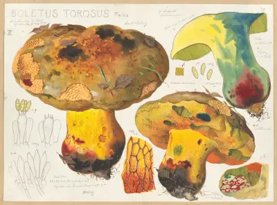 Boletus torosus Fries av Hans Walty