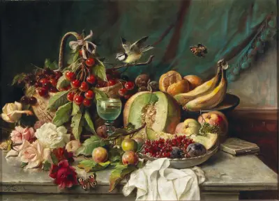 Früchtestillleben von Hans Zatzka