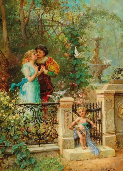 Im Banne Amors von Hans Zatzka