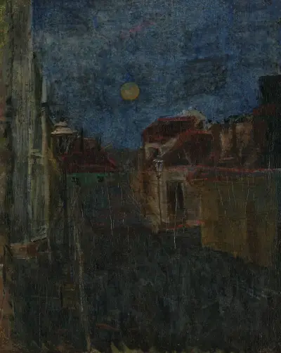 View from Karl XII’s Street av Harald Sohlberg