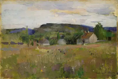 Landskap fra Bærum av Harriet Backer