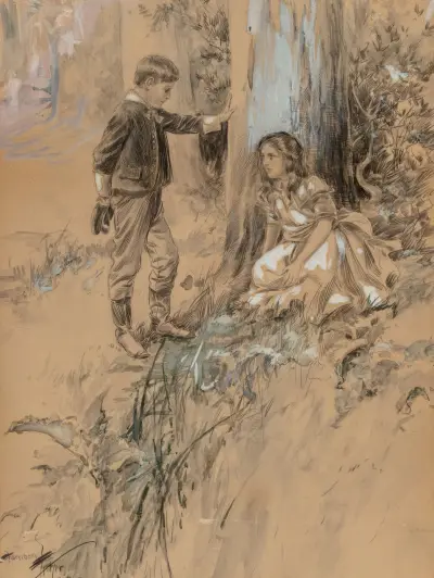 Chlapec a dívka, Harrison Fisher