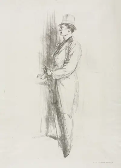 Sir Max Beerbohm av Charles Haslewood Shannon