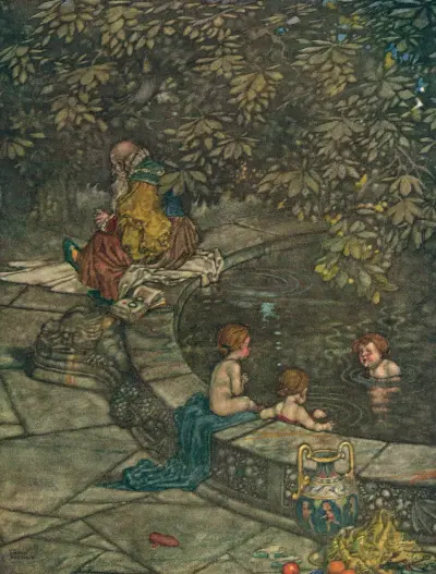 He was always at hand av William Heath Robinson