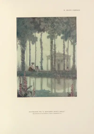 Illustration for A midsummer night’s dream, 1914 – nr 4 av William Heath Robinson