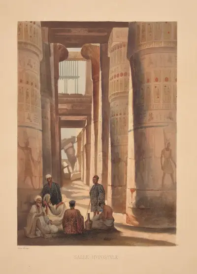 Salle hypostyle (Pillard hall) av Hector Horeau