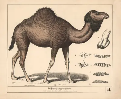 Dromedár., Heinrich Leutemann