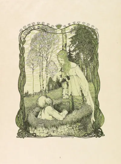 Potopený zvon, 1898 – Nr. 1, Heinrich Vogeler