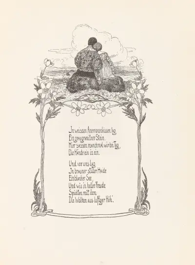Dir. Gedichte, Heinrich Vogeler