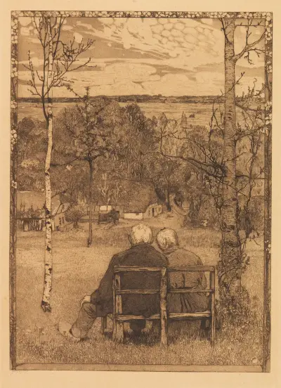 V květnu, Heinrich Vogeler