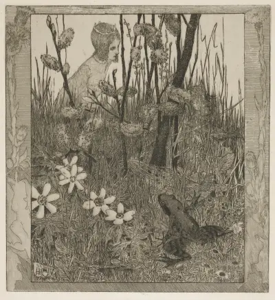 Princezna a žába, Heinrich Vogeler