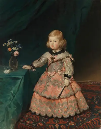 Infanta Maria Teresia, copy after Velázquez, Helene Schjerfbeck