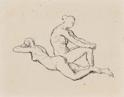 Kaksi alastonta naista, Helene Schjerfbeck