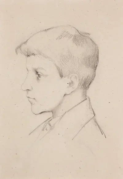 Pojan profiili, Helene Schjerfbeck