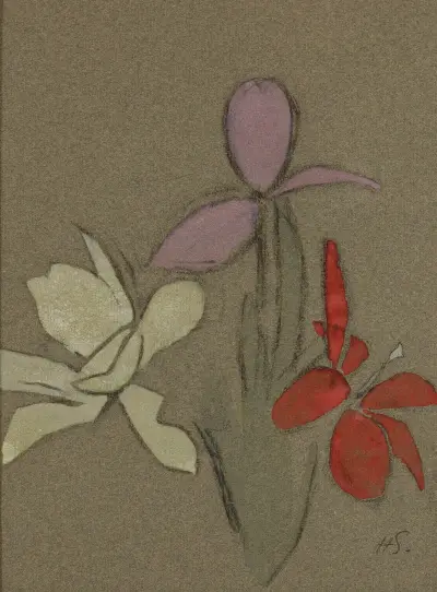 Small Lilies, Helene Schjerfbeck